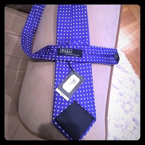 Ralph Lauren Polo polka dot tie